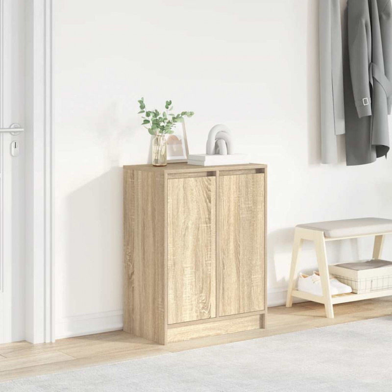 Szafka na buty Sonoma Oak 57x34x76 cm Drewno klejone