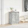 Szafka na buty Beton Szary 57x34x76 cm Drewno klejone