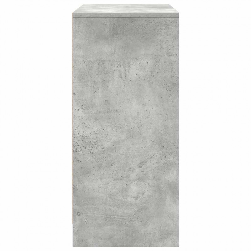 Szafka na buty Beton Szary 57x34x76 cm Drewno klejone