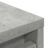 Szafka na buty Beton Szary 57x34x76 cm Drewno klejone