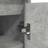 Szafka na buty Beton Szary 57x34x76 cm Drewno klejone