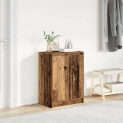 Szafka na buty Stare drewno 57x34x76 cm Drewno klejone
