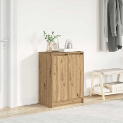 Szafka na buty Artisan Oak 57x34x76 cm Drewno klejone