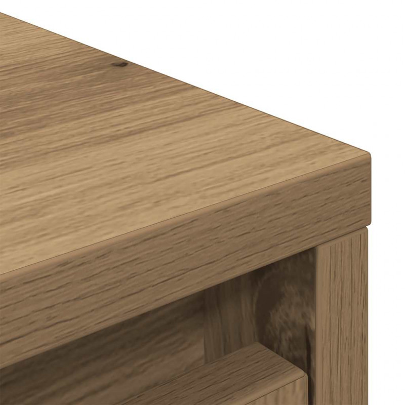 Szafka na buty Artisan Oak 57x34x76 cm Drewno klejone