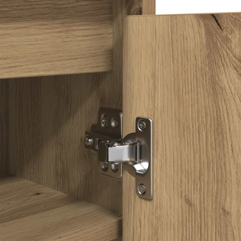 Szafka na buty Artisan Oak 57x34x76 cm Drewno klejone