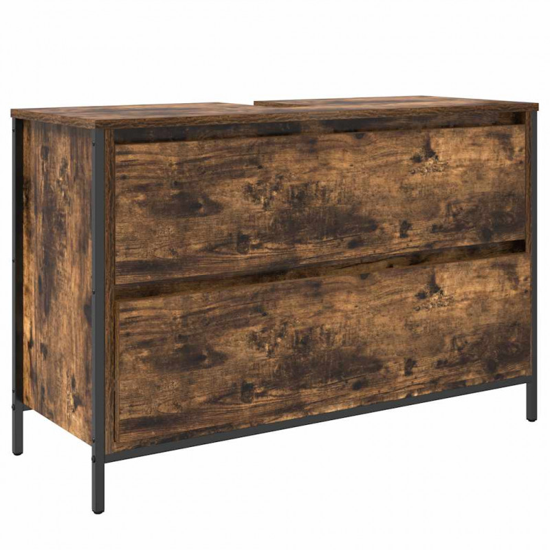 Szafka pod umywalkę łazienkową z szufladami 90x34,5x60 cm