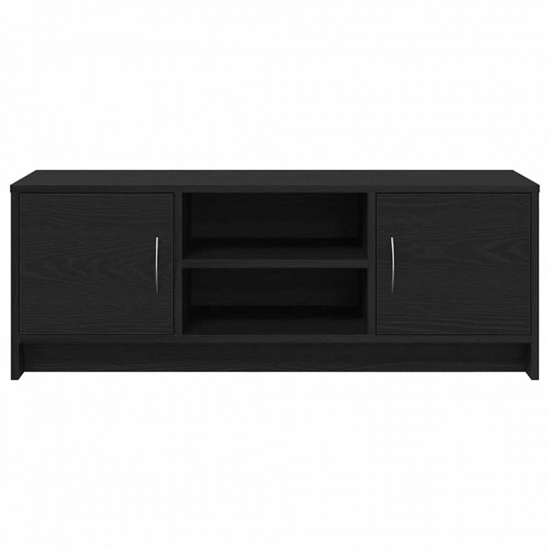 Szafka pod TV, czarny dąb 102x30x37,5cm materiał drewnopochodny