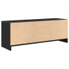 Szafka pod TV, czarny dąb 102x30x37,5cm materiał drewnopochodny