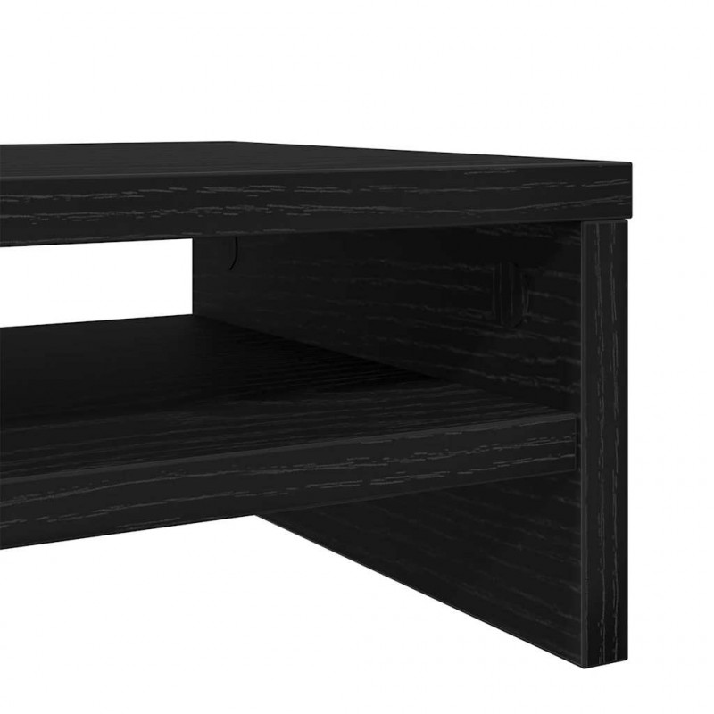 Podstawka pod monitor, czarny dąb, 100x24x13 cm, drewno konstrukcyjne