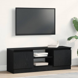 Szafka RTV, czarny dąb, 102x30x36 cm, materiał drewnopochodny