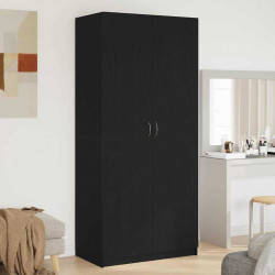 Garderoba Czarny Dąb 90 x 52 x 200 cm Materiał drewnopochodny