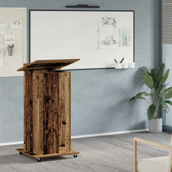 Podium Stare drewno 55 x 55 x 107 cm Materiał drewnopochodny