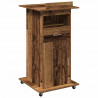 Podium Stare drewno 55 x 55 x 107 cm Materiał drewnopochodny