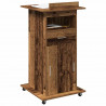 Podium Stare drewno 55 x 55 x 107 cm Materiał drewnopochodny