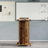Podium Stare drewno 55 x 55 x 107 cm Materiał drewnopochodny