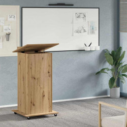 Podium z szufladą z półką Dąb rzemieślniczy 55 x 55 x 107 cm