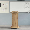 Podium z szufladą z półką Dąb rzemieślniczy 55 x 55 x 107 cm