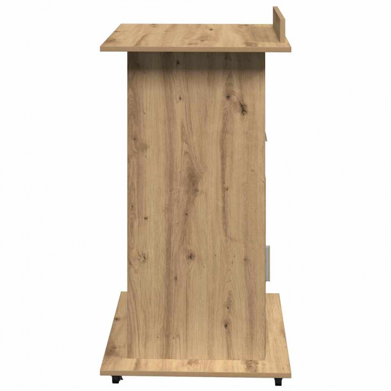 Podium z szufladą z półką Dąb rzemieślniczy 55 x 55 x 107 cm