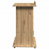 Podium z szufladą z półką Dąb rzemieślniczy 55 x 55 x 107 cm