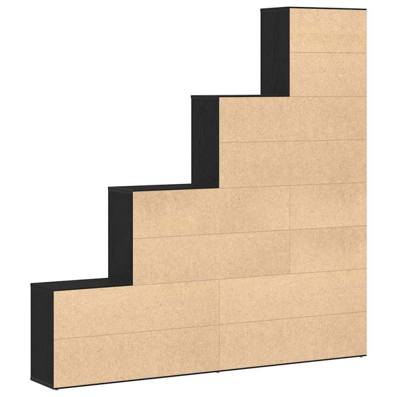 Szafka na książki Czarny Dąb 155 x 24 x 160 cm