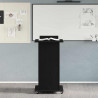 Podium Czarny Dąb 55 x 55 x 107 cm Materiał drewnopochodny