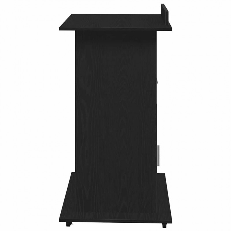 Podium Czarny Dąb 55 x 55 x 107 cm Materiał drewnopochodny