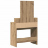 Toaletka dąb artisan 80 x 41 x 144.5 cm Materiał drewnopochodny