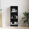 Regał biblioteczny Czarny Dąb 40x24x109 cm Drewno klejone