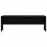 Szafka RTV Czarny Dąb 120x40x40 cm Drewno klejone