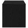 Szafka RTV Czarny Dąb 100x40x40 cm Drewno klejone