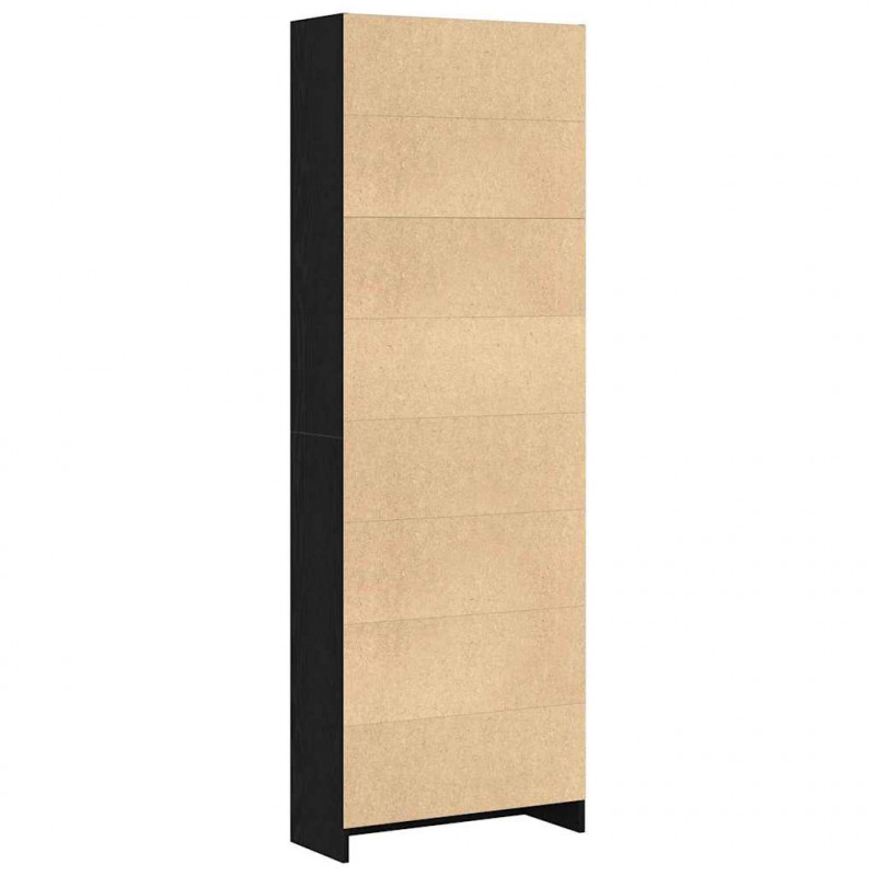 Półka na książki Czarny Dąb 60 x 24 x 176 cm