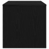 Szafka RTV Czarny Dąb 80x40x40 cm Drewno klejone