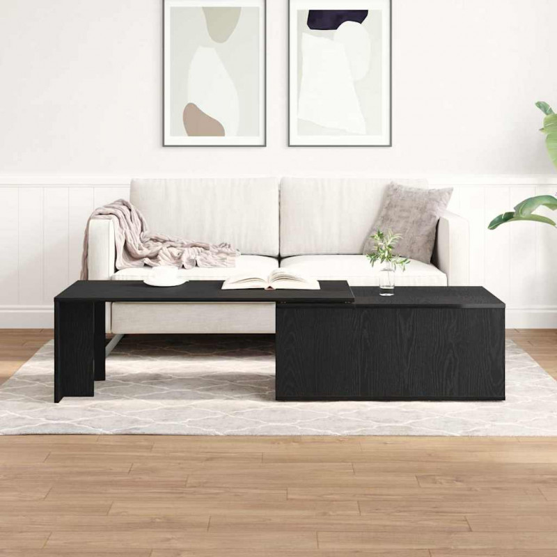 Stolik kawowy Czarny Dąb 150 x 50 x 35 cm