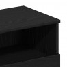 Szafka Nocna z szufladą 2 pcs Czarny Dąb 40 x 35 x 65 cm