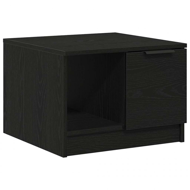 Stolik kawowy with Drawer Czarny dąb 50 x 50 x 36 cm
