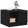 Stolik kawowy with Drawer Czarny dąb 50 x 50 x 36 cm