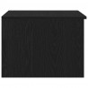Stolik kawowy with Drawer Czarny dąb 50 x 50 x 36 cm