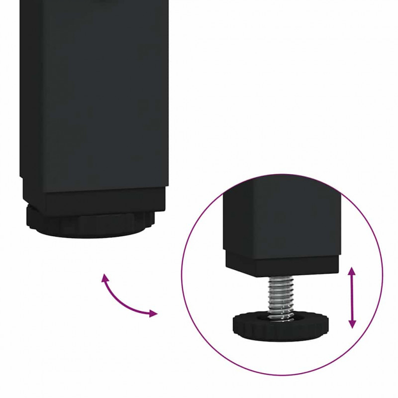 Szafka łazienkowa z półkami, szary dąb sonoma, 36x35x95 cm