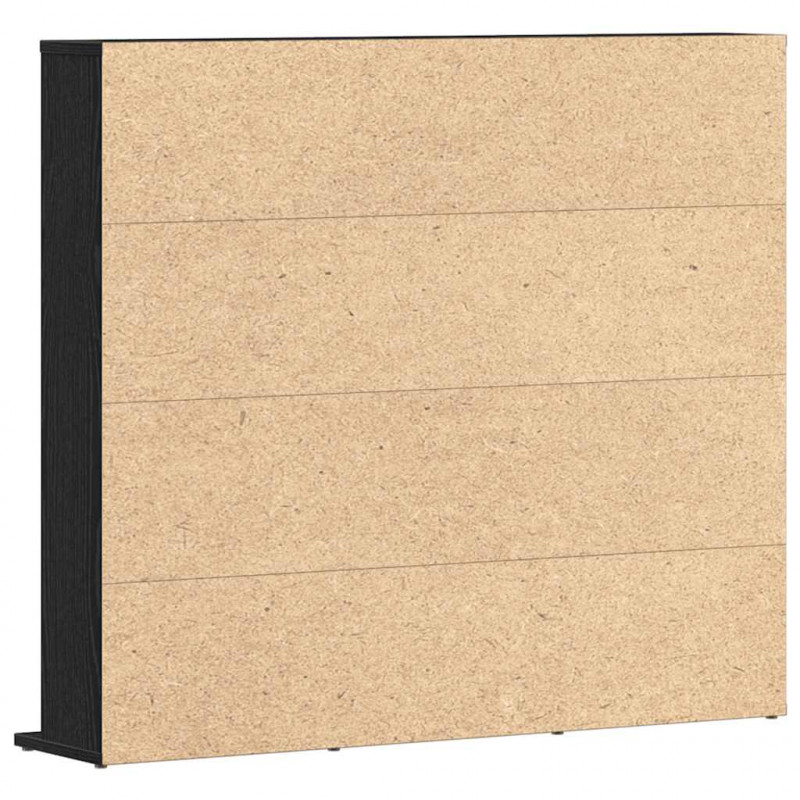 Szafka na płyty CD, czarny dąb, 100x23x89,5 cm