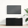 Szafka pod telewizor z szufladą Czarny Dąb 80 x 34 x 36 cm