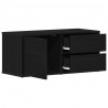Szafka pod telewizor z szufladą Czarny Dąb 80 x 34 x 36 cm