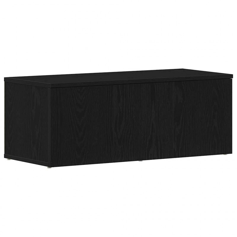 Szafka pod telewizor z szufladą Czarny Dąb 80x34x30 cm