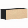 Szafka pod telewizor z szufladą Czarny Dąb 80x34x30 cm