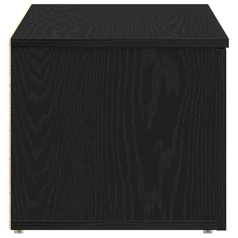 Szafka pod telewizor z szufladą Czarny Dąb 80x34x30 cm