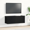 Szafka pod telewizor Czarny Dąb 80 x 30 x 30 cm
