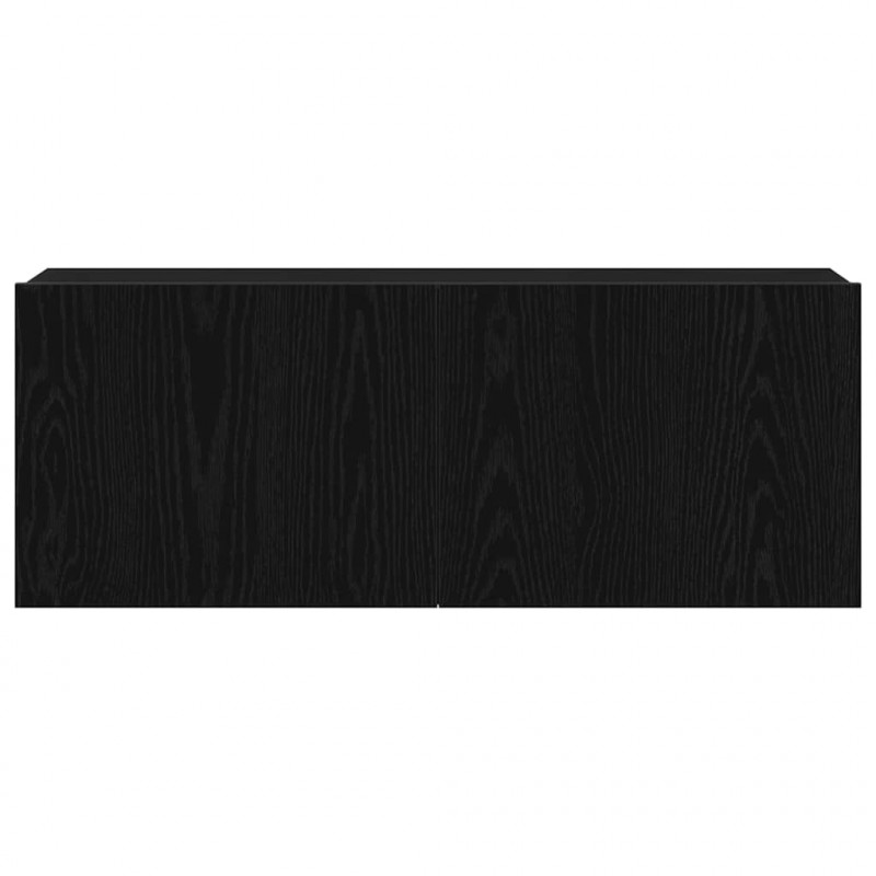 Szafka pod telewizor Czarny Dąb 80 x 30 x 30 cm