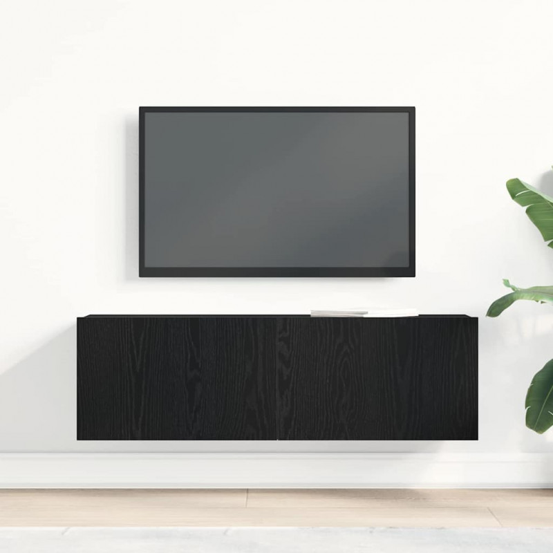 Szafka pod telewizor Czarny Dąb 100 x 30 x 30 cm