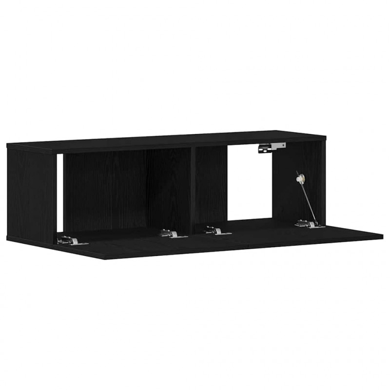 Szafka pod telewizor Czarny Dąb 100 x 30 x 30 cm