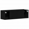 Szafka pod telewizor Czarny Dąb 100 x 30 x 30 cm
