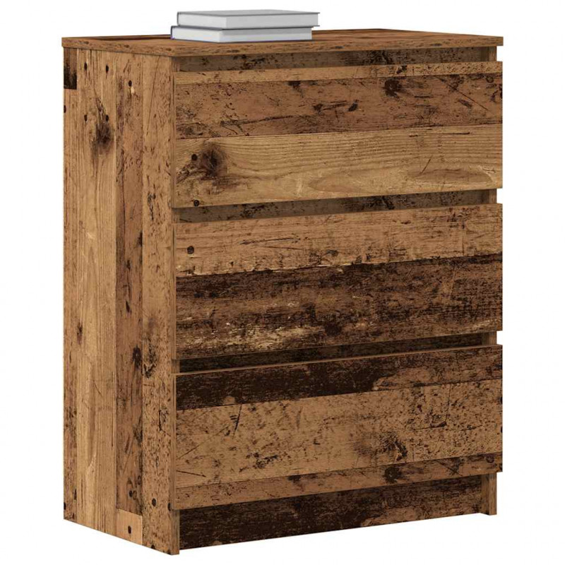 Szafka, stare drewno, 60x35x76 cm, materiał drewnopochodny
